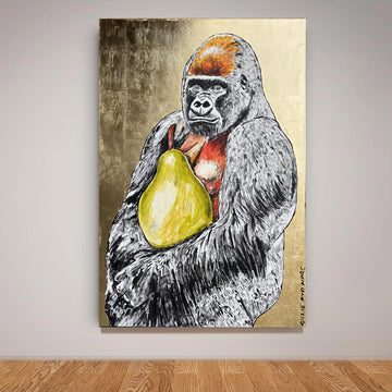 He was 'pearfect' just the way he was (Original Painting)