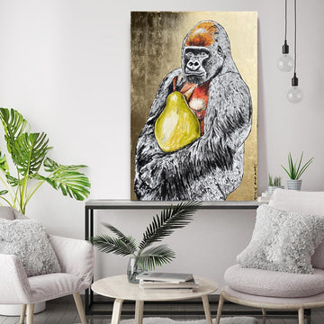 He was 'pearfect' just the way he was (Original Painting)