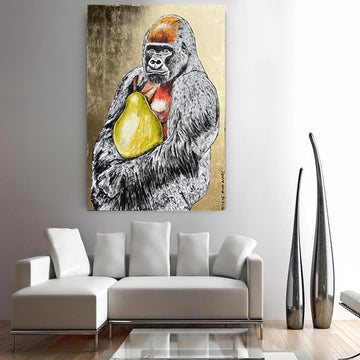 He was 'pearfect' just the way he was (Original Painting)