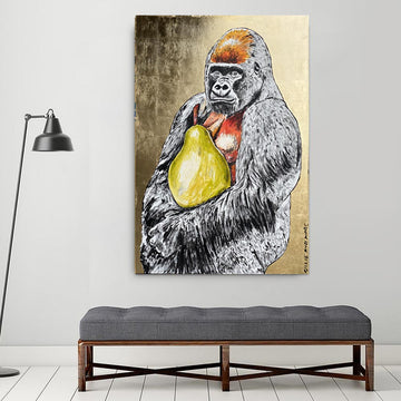 He was 'pearfect' just the way he was (Original Painting)