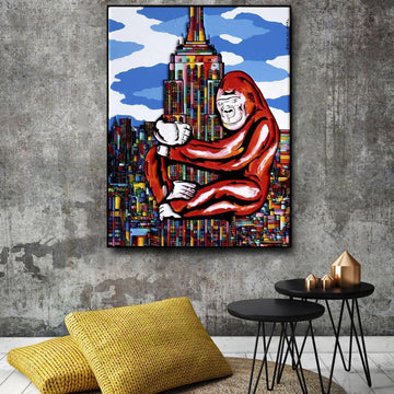 He loved New York and New York loved him (Original Painting)