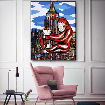 He loved New York and New York loved him (Original Painting)