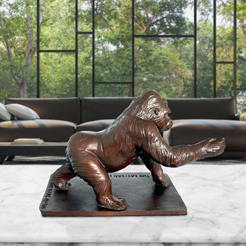 Love the Eastern Lowland Gorilla (Bronze Sculpture)