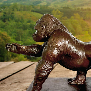 Love the Eastern Lowland Gorilla (Bronze Sculpture)