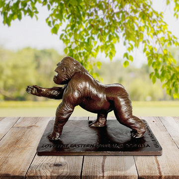 Love the Eastern Lowland Gorilla (Bronze Sculpture)