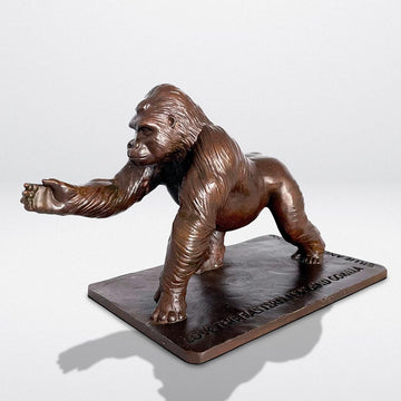 Love the Eastern Lowland Gorilla (Bronze Sculpture)