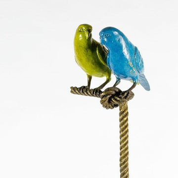 They loved staring into each other's eyes (Bronze Sculpture)