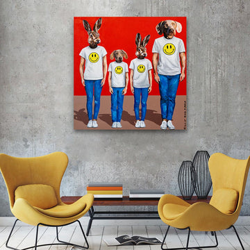 Happy family (Original Painting)
