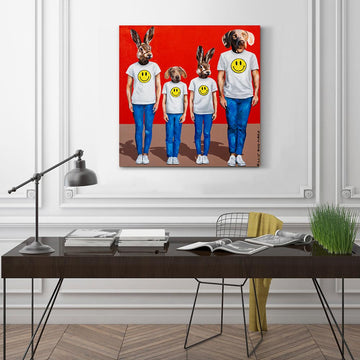 Happy family (Original Painting)