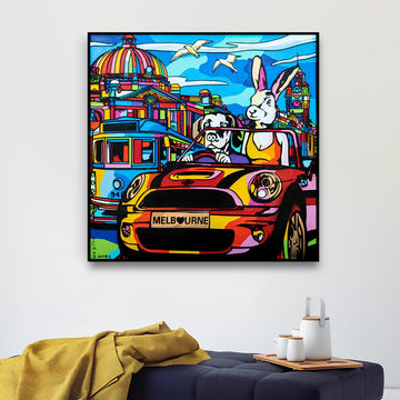 They Were Very, Very Happy (Original Painting)