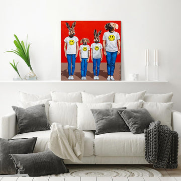 Happy family (Original Painting)