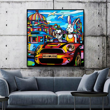 They Were Very, Very Happy (Original Painting)