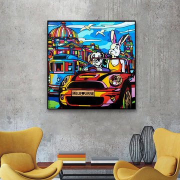 They Were Very, Very Happy (Original Painting)