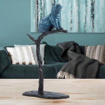 The Tree Hippo Was a Rare Species (Bronze Sculpture)