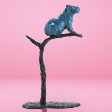 The Tree Hippo Was a Rare Species (Bronze Sculpture)