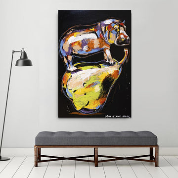 The hippo loved the world (Original Painting)