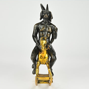 They Rocked the House Down (Bronze Sculpture, Miniature Collection)