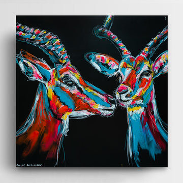 The Impalas Could Hear and See Everything (Original Painting)