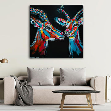 The Impalas Could Hear and See Everything (Original Painting)