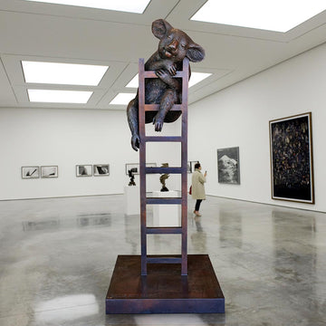 Koala Was on a High (Bronze Sculpture)