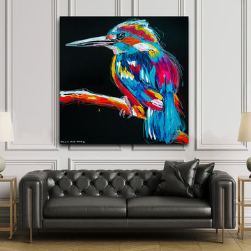 The King Fisher was Simply Spectacular (Original Painting)