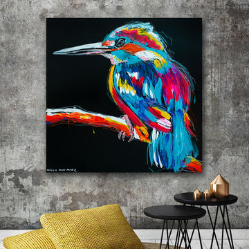 The King Fisher was Simply Spectacular (Original Painting)