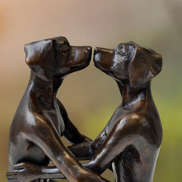 He Fell in Love with Him Again and Again (Bronze Sculpture, Miniature Collection)