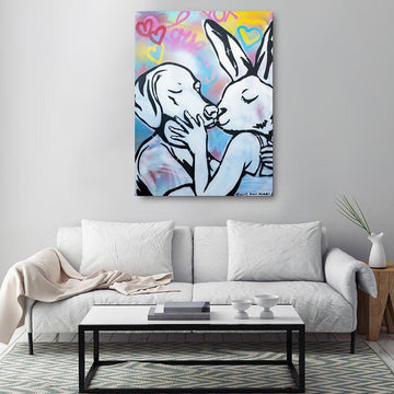 His kiss was amazing (Original Painting)