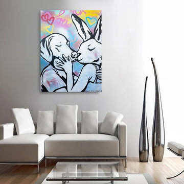 His kiss was amazing (Original Painting)