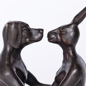 They liked kissing (Bronze Sculpture, Pocket Size)