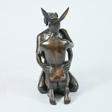 She kissed him like it was the first time (Bronze Sculpture)