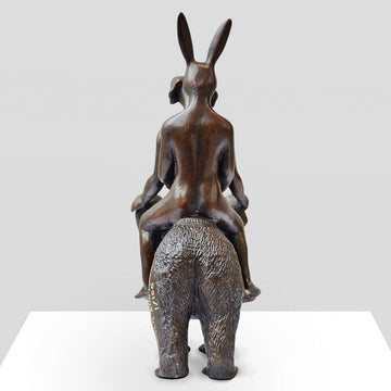 They Loved Koalas (Bronze Sculpture, Miniature Collection)