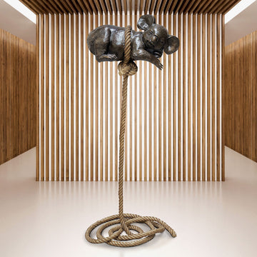 Koala Up High (Bronze Sculpture)
