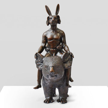 They Loved Koalas (Bronze Sculpture, Miniature Collection)