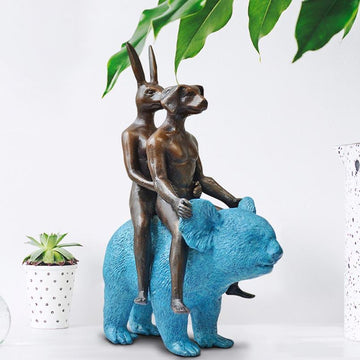 They Loved Koalas (Bronze Sculpture, Miniature Collection)