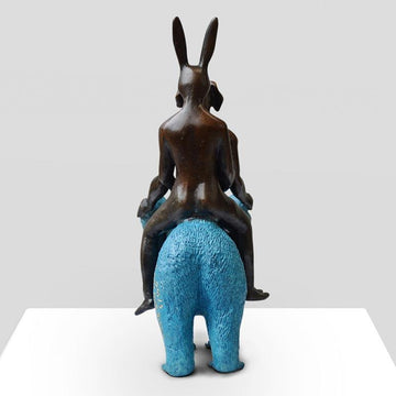 They Loved Koalas (Bronze Sculpture, Miniature Collection)