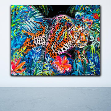 Long Live the Leopard in the Jungle (Original Painting)