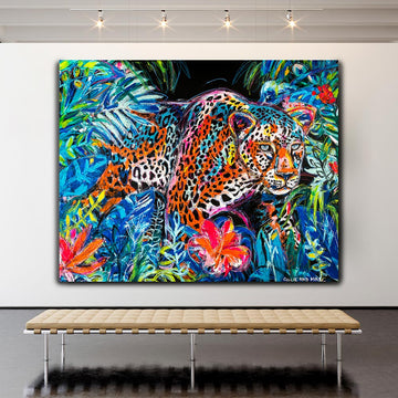 Long Live the Leopard in the Jungle (Original Painting)