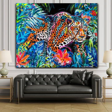 Long Live the Leopard in the Jungle (Original Painting)