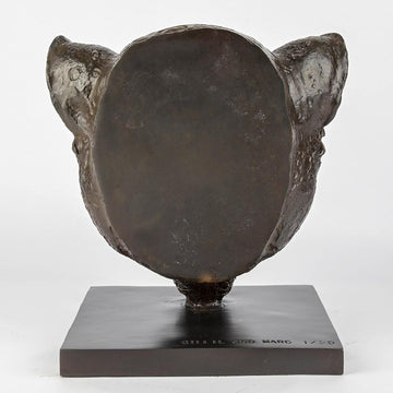 Anya the Amur Leopard Was a Face of the Wild (Bronze Sculpture)
