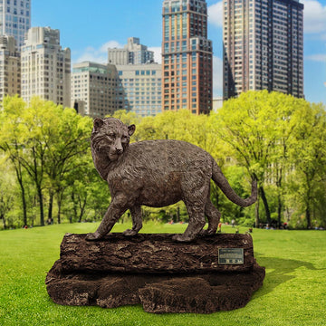 Tiny Baby Wonder Leopard (Bronze Sculpture)