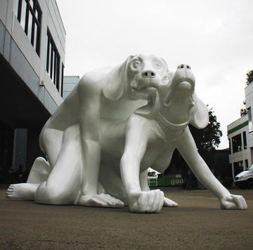 They weren’t in love but that didn’t matter (Fibreglass Sculpture)