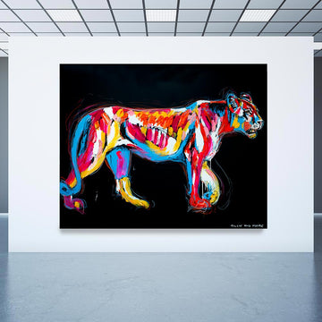The Lioness Was Strong and Beautiful (Original Painting)