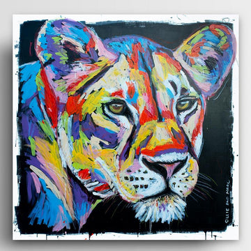 The lioness always knew what she wanted (Original Painting)