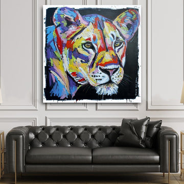 The lioness always knew what she wanted (Original Painting)