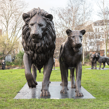 George and Joy (Bronze Sculpture)