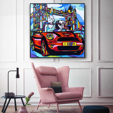 They would go to London and call it home (Original Painting)