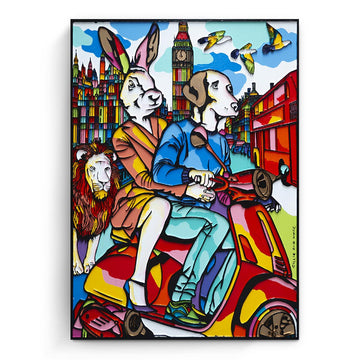 They Loved London (Original Painting)