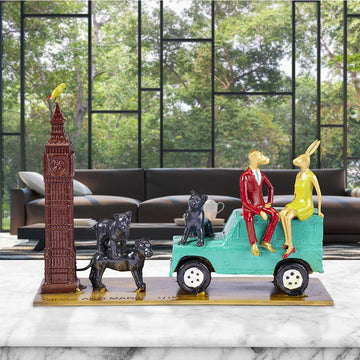 They Were Born Free Forever (Bronze Sculpture, Miniature)