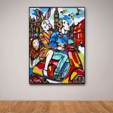 They Loved London (Original Painting)
